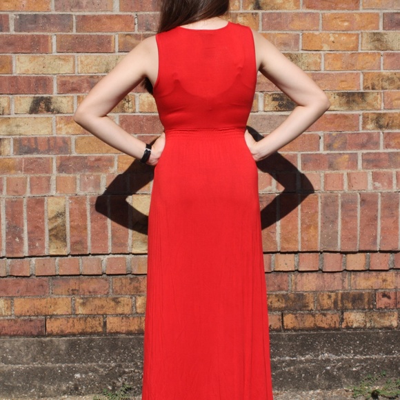 spense - Red Maxi Dress (Size Missy M) - Picture 3 of 3